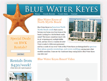 Tablet Screenshot of bluewaterkeyes.net
